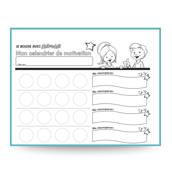 Mon calendrier de motivation